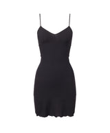 blk sheer tactel slip dress