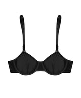 blk sheer tactel underwire bra