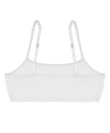 wht cotton basics crop top