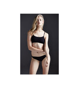 wht cotton basics crop top