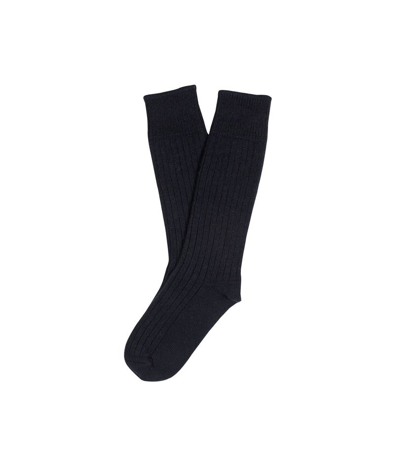 BLK CASHMERE SOCKS