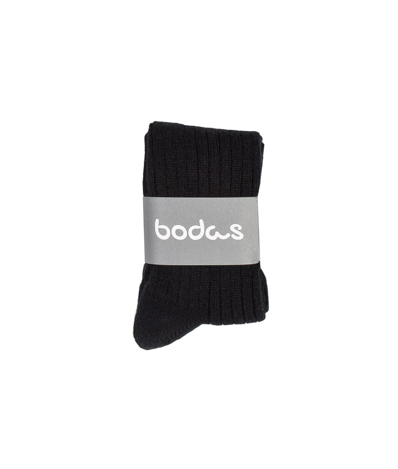 BLK CASHMERE SOCKS