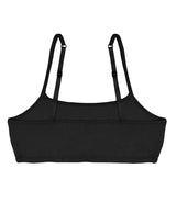 blk cotton basics crop top