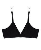 blk cotton basics soft bra