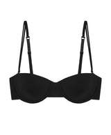 blk sheer tactel balconette bra