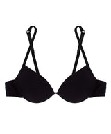 blk sheer tactel padded bra