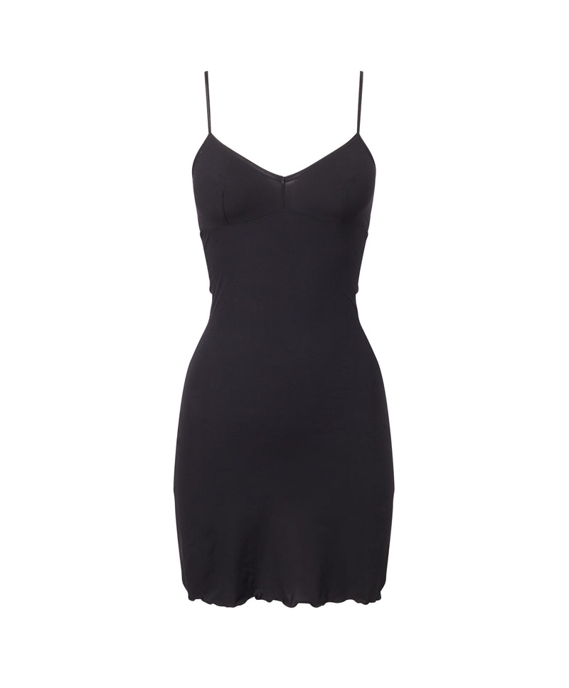 blk sheer tactel slip dress