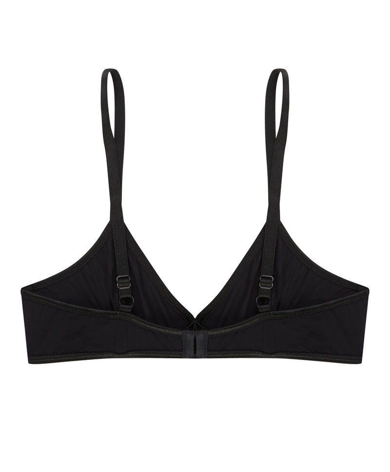 blk sheer tactel soft bra