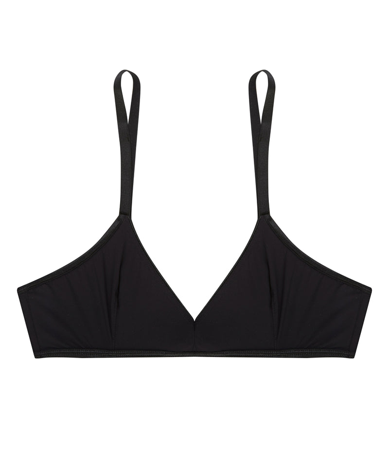 blk sheer tactel soft bra