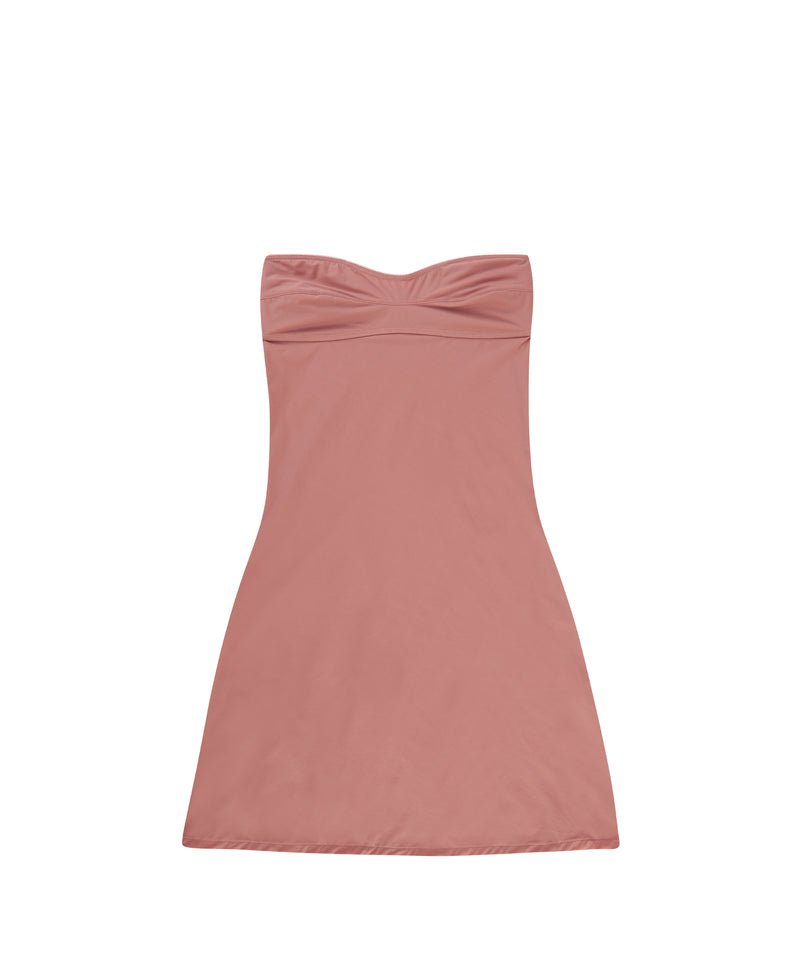 maq smooth tactel bandeau slip dress