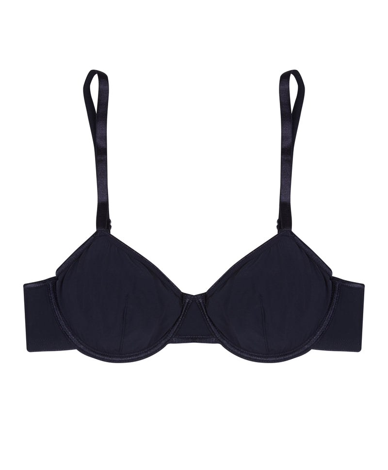 marine smooth tactel underwire bra