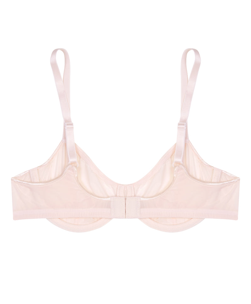 pin sheer tactel underwire bra