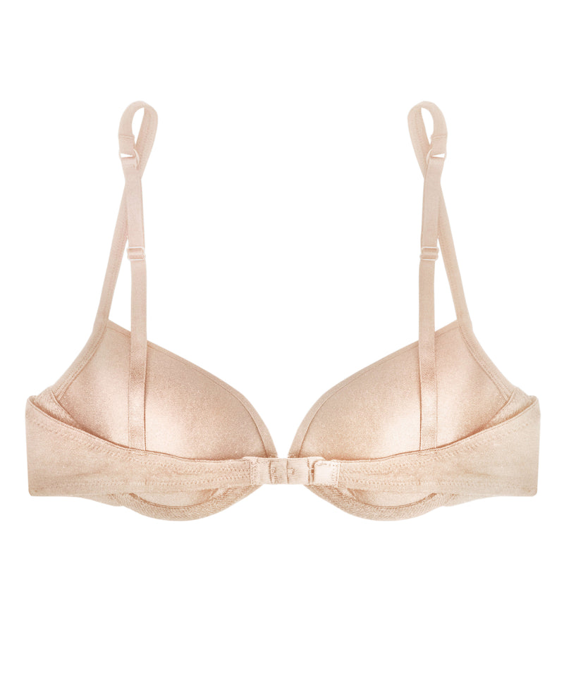 sea cotton basics padded bra