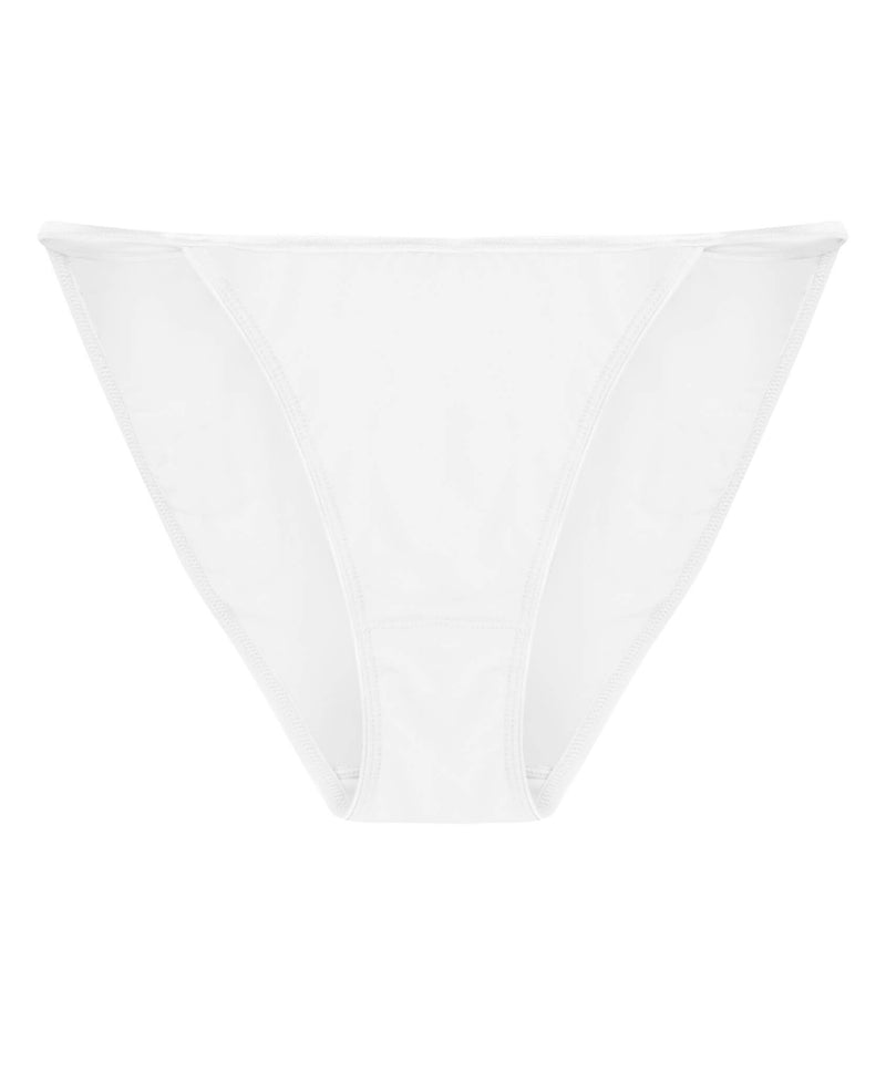 wht cotton basics bikini