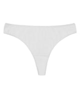 wht cotton basics hipster thong