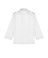 wht shadow stripe pyjama shirt