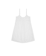 wht shadow stripe short chemise