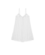 wht shadow stripe short chemise